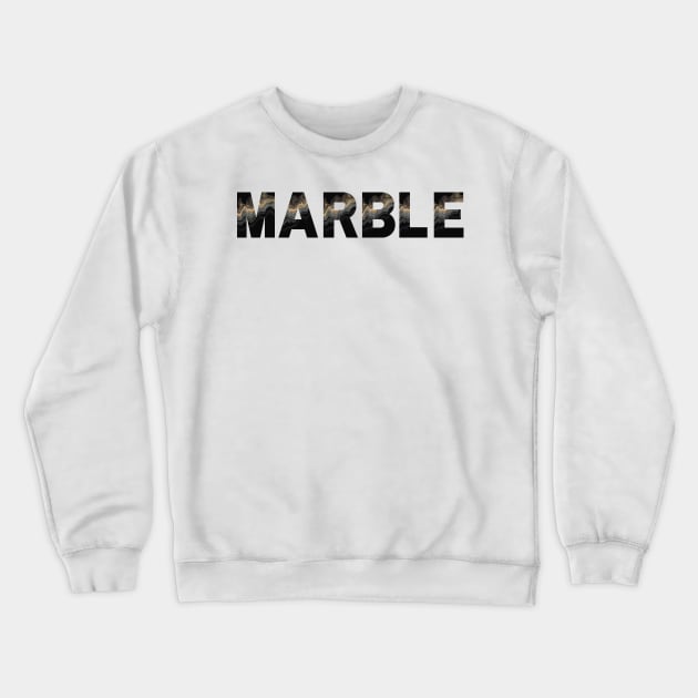 Cool black marble Crewneck Sweatshirt by hexchen09